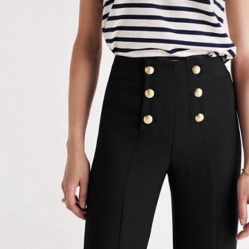 Sézane X Madewell Sailor Trousers size 8